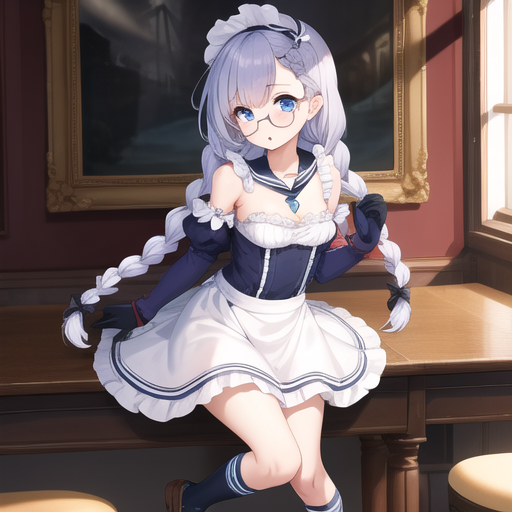 01416-3546833952-(masterpiece, best quality_1.2),illustration,8k,hd,1girl,solo,edinburgh (azur lane),adjusting eyewear,anchor hair ornament,ancho.png